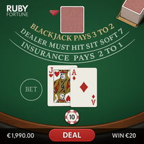 Ruby Fortune - Blackjack Table Game - Classic Casino