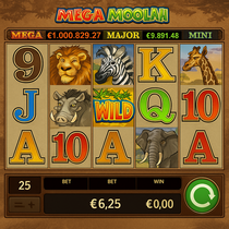 Ruby Fortune - Mega Moolah Progressive Jackpot Slot
